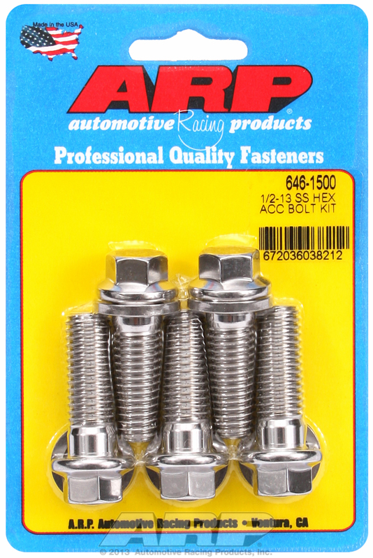 ARP Fastner 1 2-13 X 1.500 hex SS bolts 646-1500 | ARP Fasteners ...